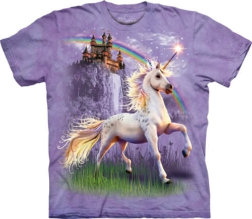 The Mountain 1531460 Unicorn Castle Kids T-Shirt - Small