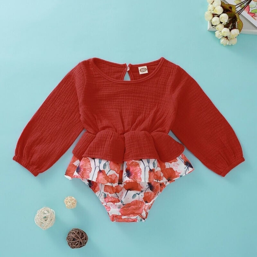 Pudcoco Autumn Newborn Infant Kids Baby Girls