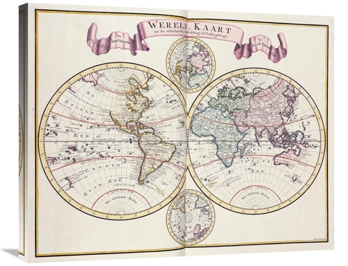 Global Gallery GCS-267400-30-142 30 in. Nieue Hand-Atlas Art Print - I