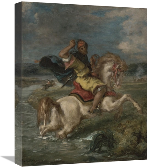 Global Gallery GCS-459980-1620-142 16 x 20 in. Moroccan Horseman Cross