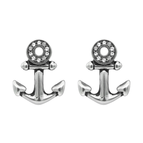Sparkling Eye Anchor Earrings