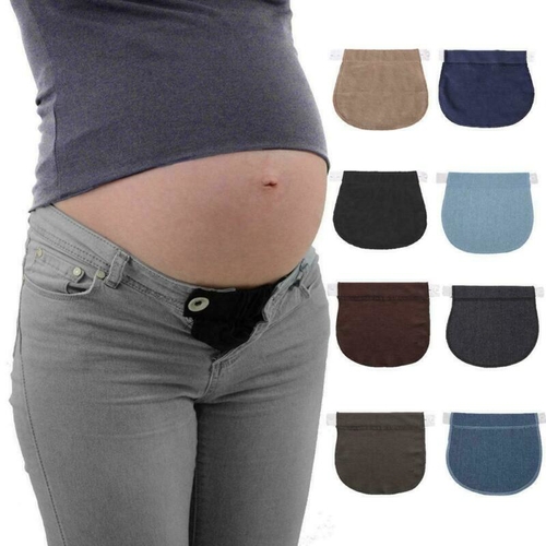 1 Pcs Women Pregnancy Button Belt Pants Extension