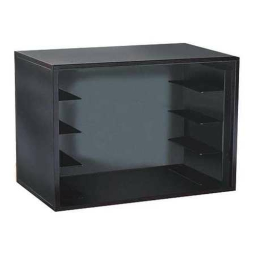 Craftline 4-Tier Metal Sliding Tray Rack Cabinet  Black