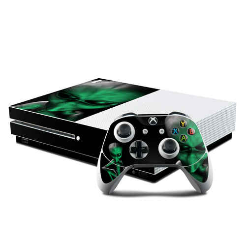 DecalGirl XBOS-ABD-GRN Microsoft Xbox One S Console & Controller Kit S
