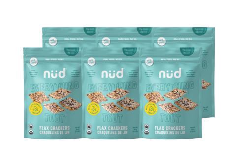 Keto Everything Flax Crackers - 6 x 66g