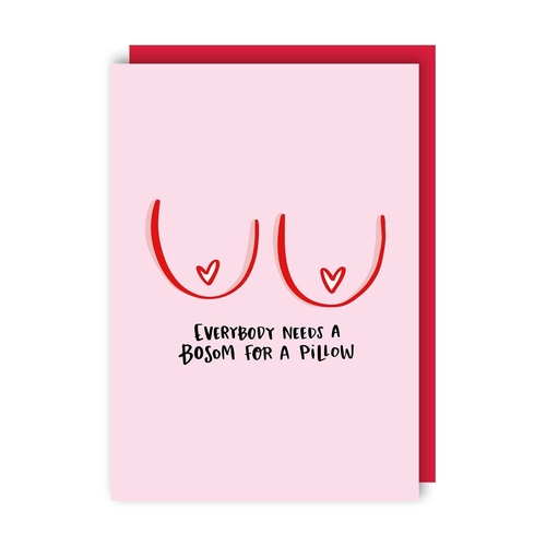 Bosom Love Card (Valentine's, Anniversary) (Pack of 6)