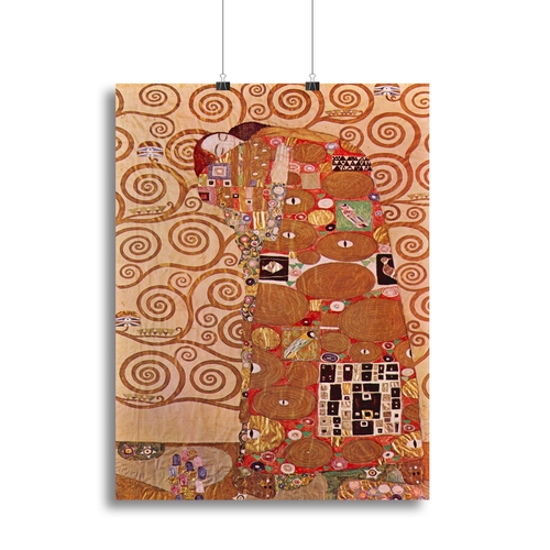Embrace by Klimt Canvas Print or Poster