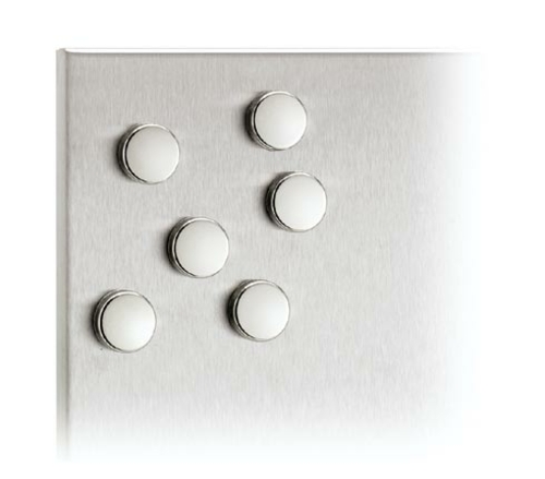 Blomus 66742 MURO Set of 6 Magnets Metal 25 cm