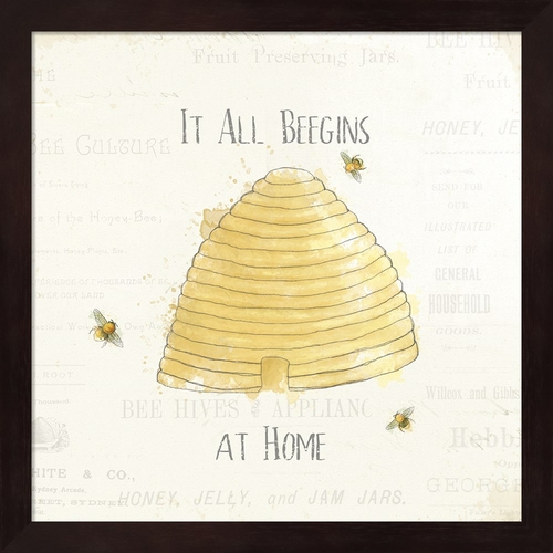 Metaverse R958416-0120000-AEAAAADAN4 13.25 x 13.25 in. Bee & Bee I Fra