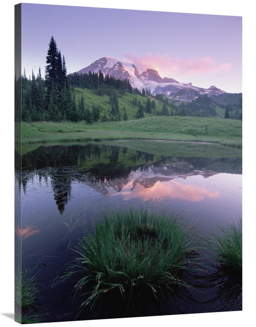 Global Gallery GCS-452048-3040-142 30 x 40 in. Mt Rainier Reflected in