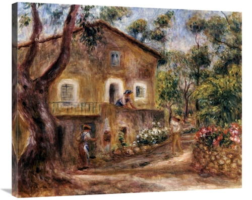 Global Gallery GCS-267115-36-142 36 in. Collettes House at Cagnes Art 
