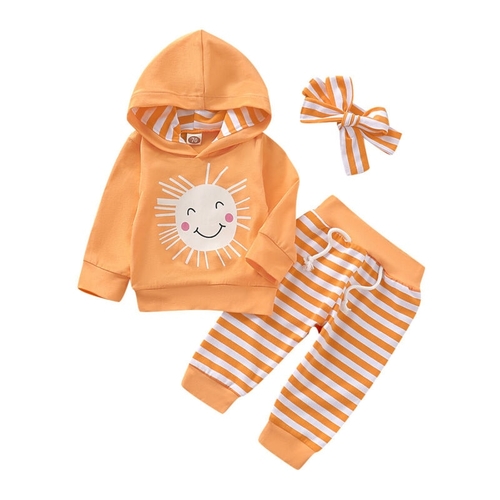 Infant Baby Boy Kid Girls Clothes Sets Long Sleeve