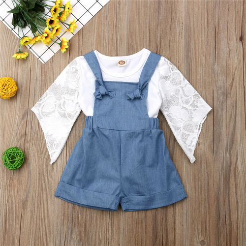 Emmababy 2019 Summer Toddler Kids Baby Girls Lace