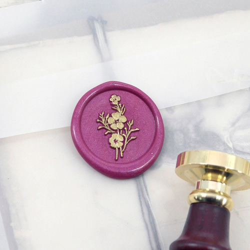 Plum Blossom Stamp / Wedding Wax Seal Stamp