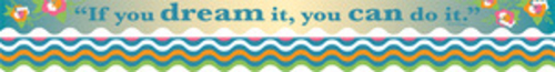 Barker Creek LL-904 Splash of Color - Double-Sided Border & Scalloped 