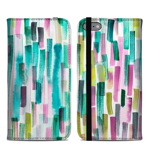 DecalGirl AIP6PFOC-CLRBRUSH Apple iPhone 6 Plus Folio Case - Colorful 