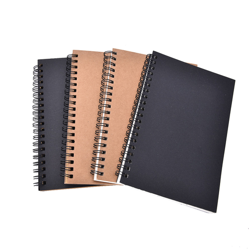 50sheets/pc Sketch book Kraft spiral notebook