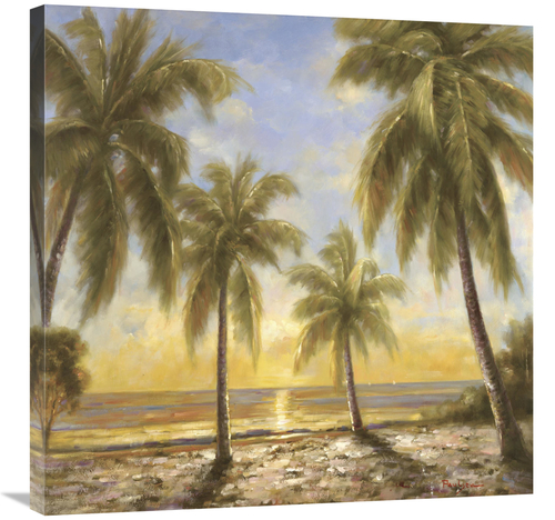 Global Gallery GCS-119694-3030-142 30 x 30 in. Caribbean Waters Art Pr