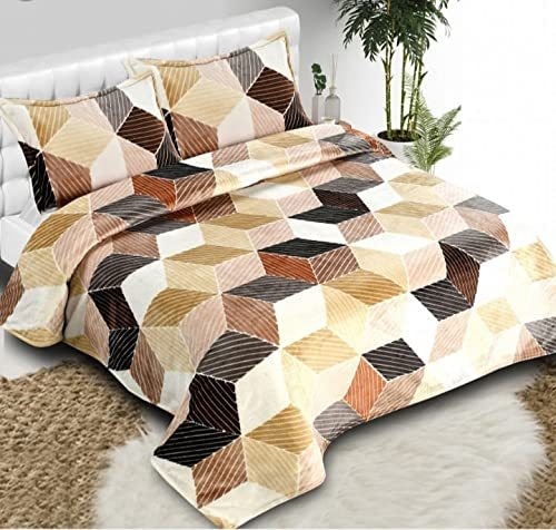 Living Double Bed Size Warm bedsheets for Winter (225 X 250 cm ) |