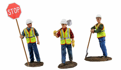 First Gear FIR90-0480 3 Piece Diecast Metal Construction Figures Set -