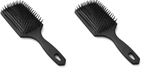 Premium Professional Paddle Hair Brush Comb Pack of 2