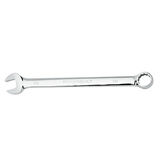 Powerbuilt 18mm Long Handle Extra Reach Metric Combination Wrench - 