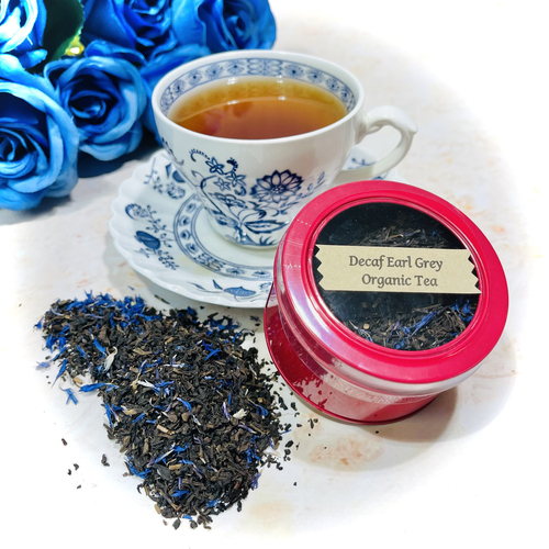 Decaf Earl Grey Organic Tea Black Loose Leaf