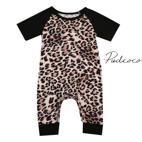 Leopard Unisex Fashion Newborn Baby Boys