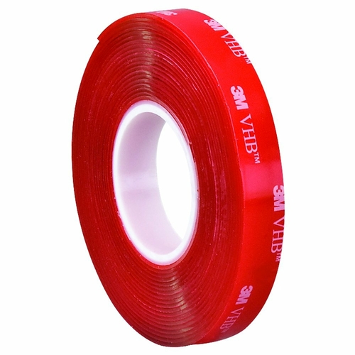 VHB VHB491012R 0.5 in. x 5 yards Clear 3M 4910 VHB Tape