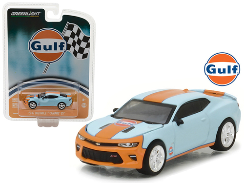 2017 Chevrolet Camaro SS Gulf Oil Hobby Exclusive 1/64 Diecast Model