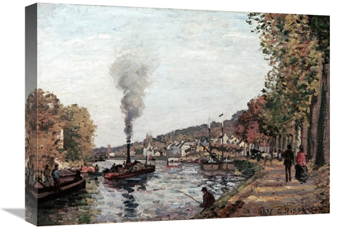 Global Gallery GCS-267033-22-142 22 in. The Seine at Marly Art Print -