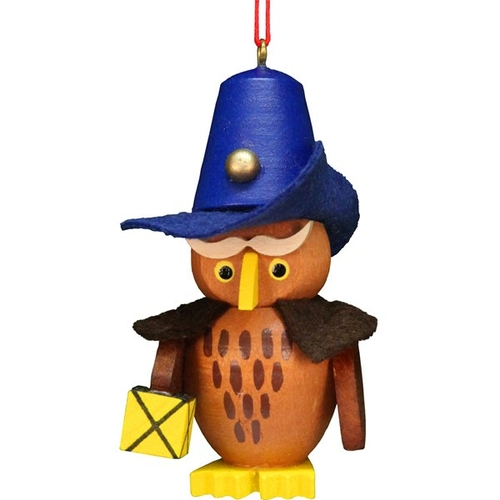 ULBR 10-0607 Christian Ulbricht Ornament - Owl Nightwatchman