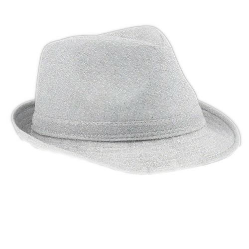 Blinkee SILVERFABRICFEDORA Soft Fabric Fedora Non Light Up, Silver