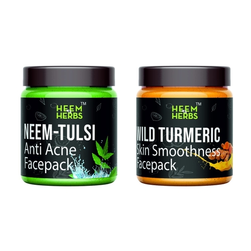 Neem Tulsi - Wild Turmeric Facepack 100GM (Pack of 2)