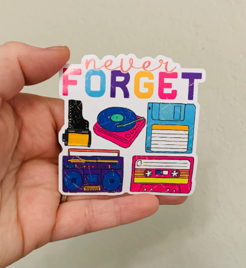 Never Forget (5 items) Sticker/Magnet