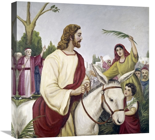 Global Gallery GCS-276723-22-142 22 in. Entry Into Jerusalem Art Print