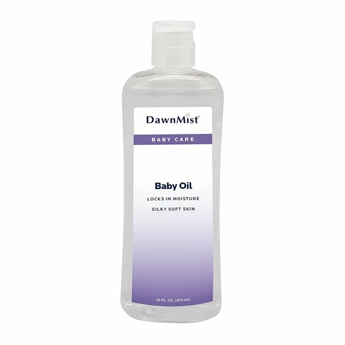 Dukal Moisture Baby Oil. Pure Mineral Oil 16 oz. Massage Baby