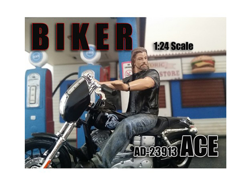 Biker Ace Figure for 1/24 Scale Models by American Diorama