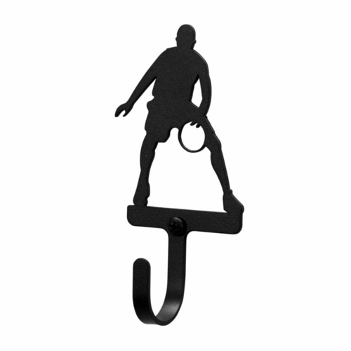Wrought Iron Basketball Player Wall Hook Decorative Small
