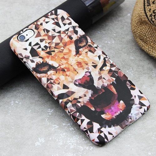 Geometric Leopard iPhone Case