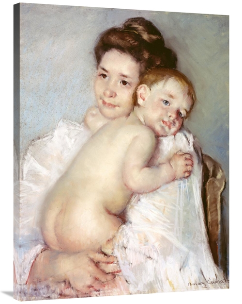 Global Gallery GCS-267827-40-142 40 in. The Young Mother Art Print - M