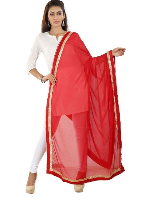 Nazneen Border Work Dupatta