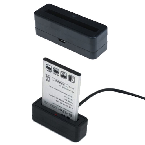 Mini battery charger stand dock charger cradle
