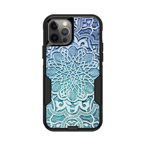 MightySkins OTCIP12-Carved Blue Skin for Otterbox Commuter iPhone 12 &