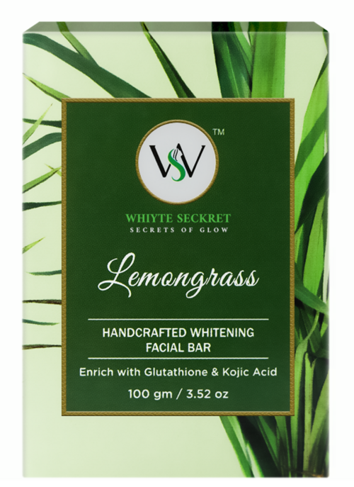 Herbal Lemon Grass Bathing Bar Soap for Men & Women 100gm