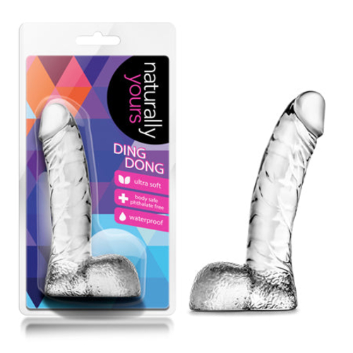 Blush Naturally Yours Ding Dong Realistic 5.5 in. Dildo with Balls