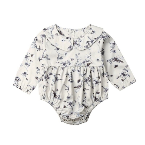 0 18M Baby Floral Bodysuit Newborn Babies Girl