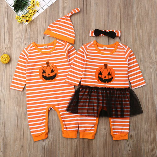 0 2T Newborn Baby Girl Boy Halloween Clothes Long