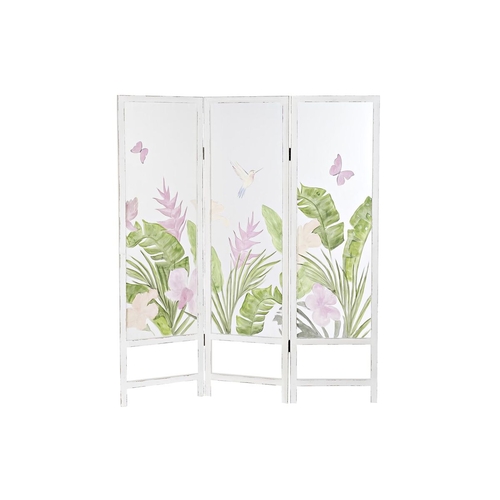 Folding screen DKD Home Decor Tropical Transparent MDF Wood 150 x 2 x