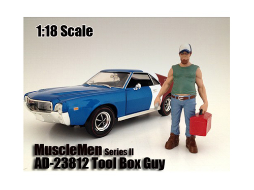 Musclemen \Tool Box Guy\" Figure For 1:18 Scale Models by American